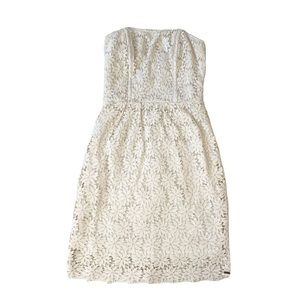 Temperance Lace Strapless Dress